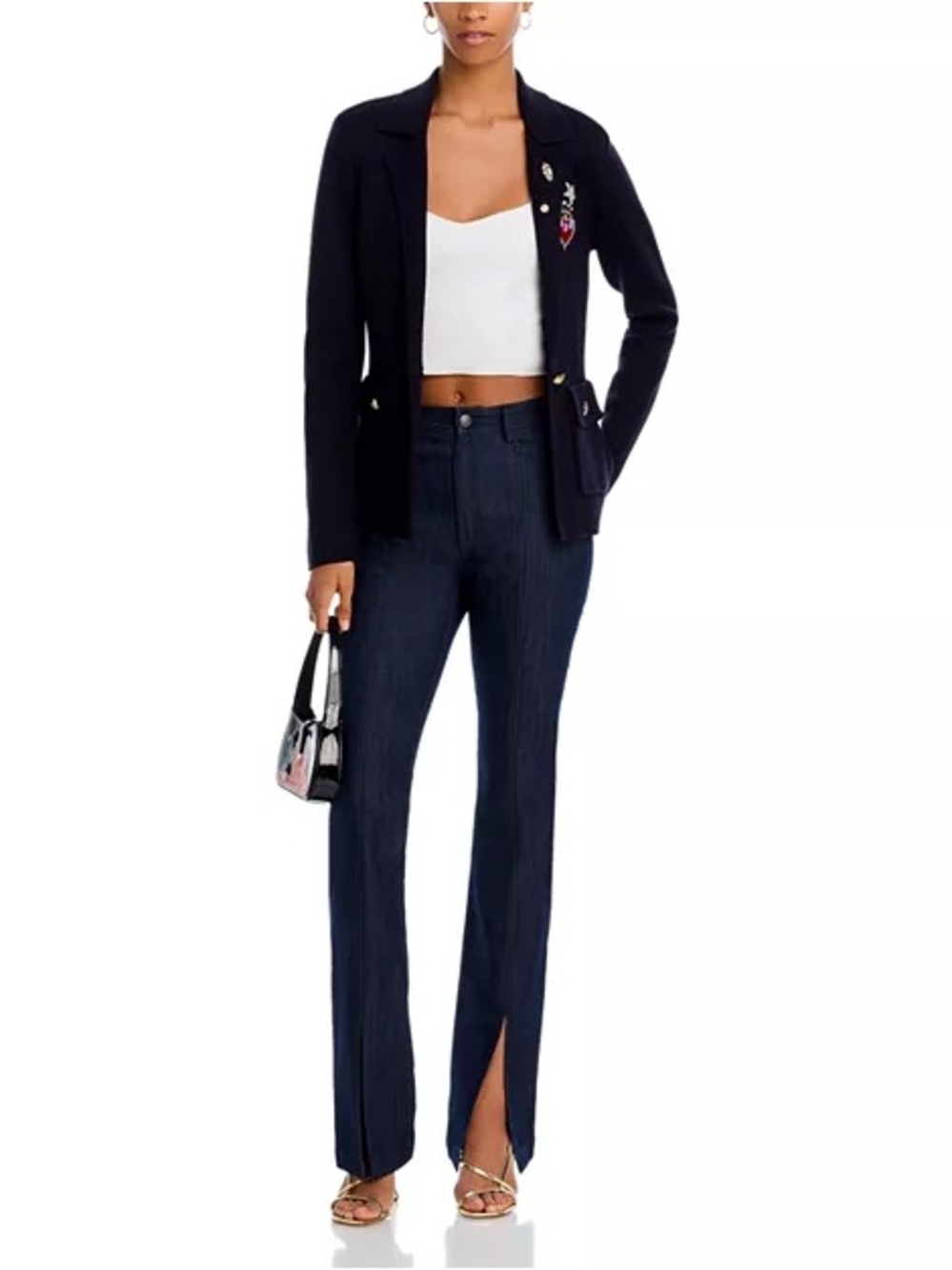 Cinq a Sept Blazer with Decorative Embellishments - Picture 5 of 11